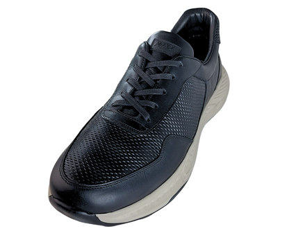 Pinjas Azul Noche - Tenis 100% Cuero con Plantillas Ortopédicas