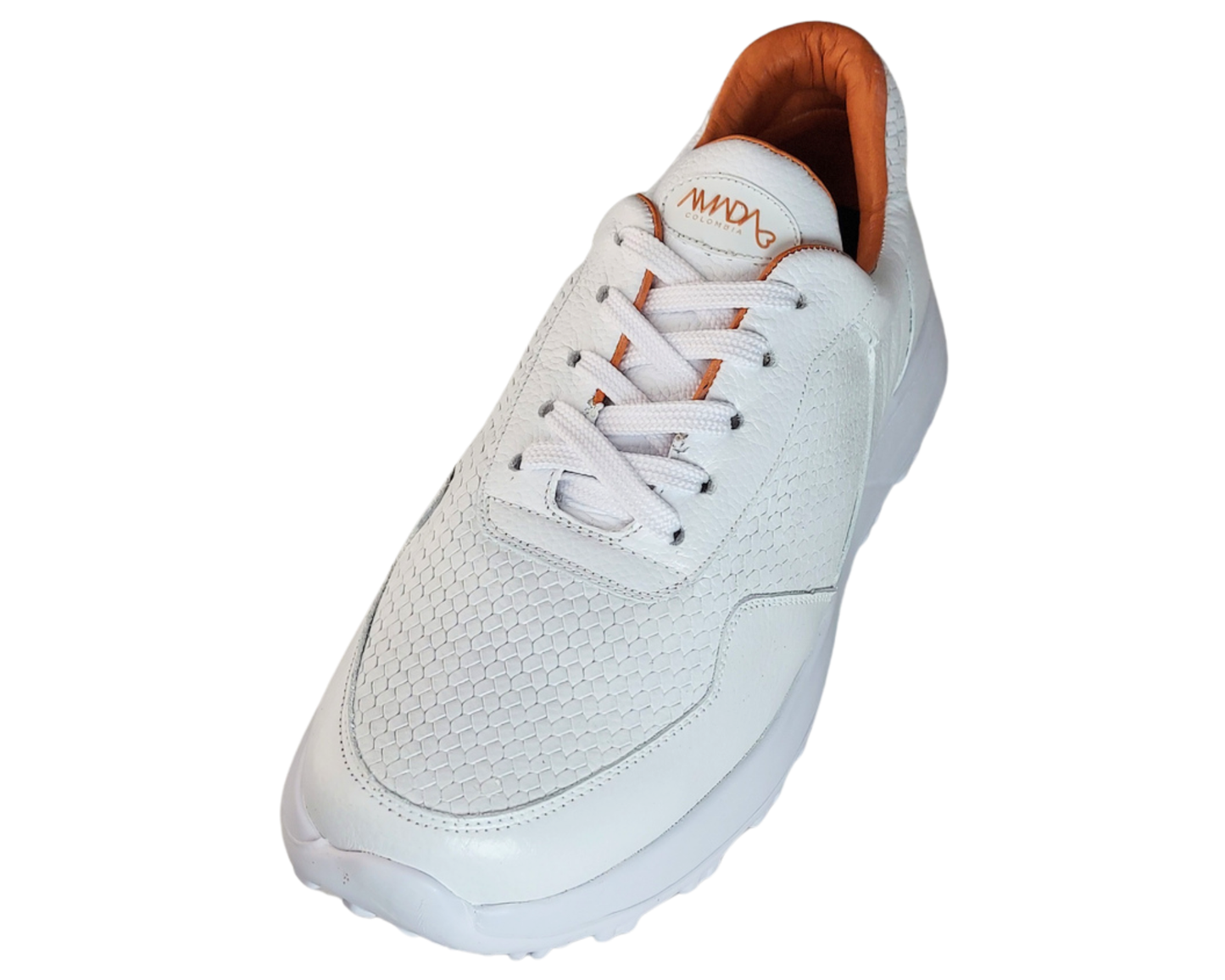 Frida Blanco Blanco · Tenis 100% Cuero con Soporte Ortopédico