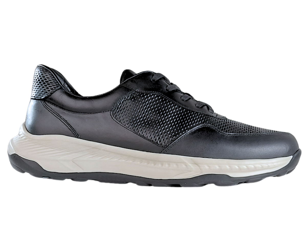 Pinjas Azul Noche - Tenis 100% Cuero con Plantillas Ortopédicas