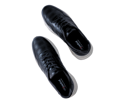 Pinjas Azul Noche - Tenis 100% Cuero con Plantillas Ortopédicas
