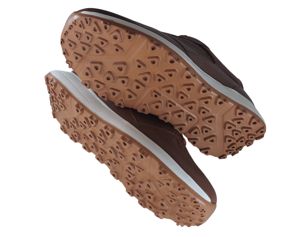 Frida Chocolate Puro · Tenis 100% Cuero con Plantillas Ortopédicas