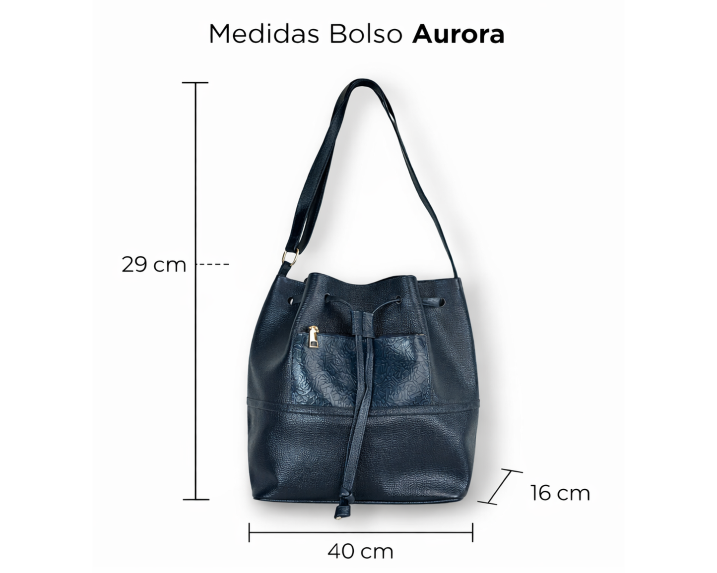 Bolso Aurora Turquí Oscuro